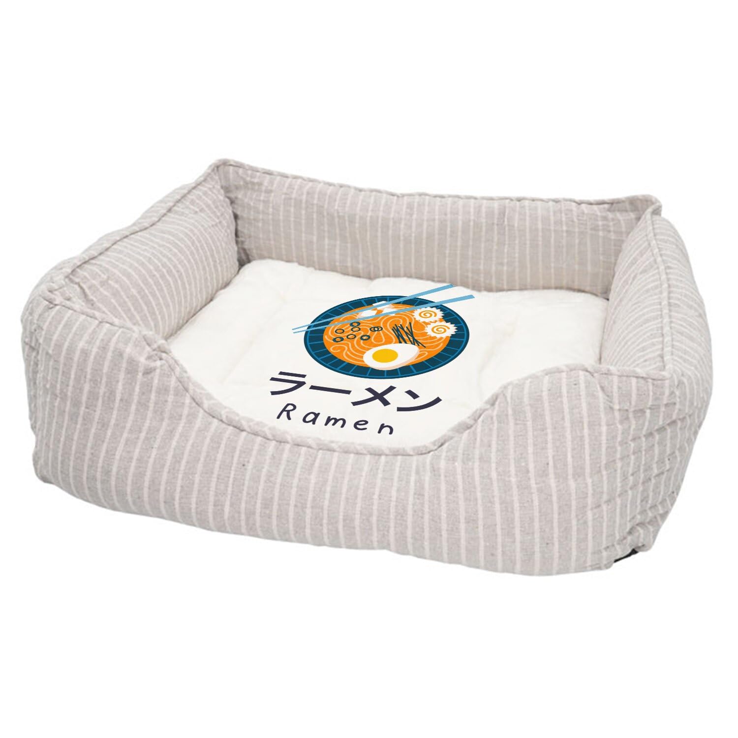 Panier chien Manga Ramen Japon : lit douillet pour salon moderne