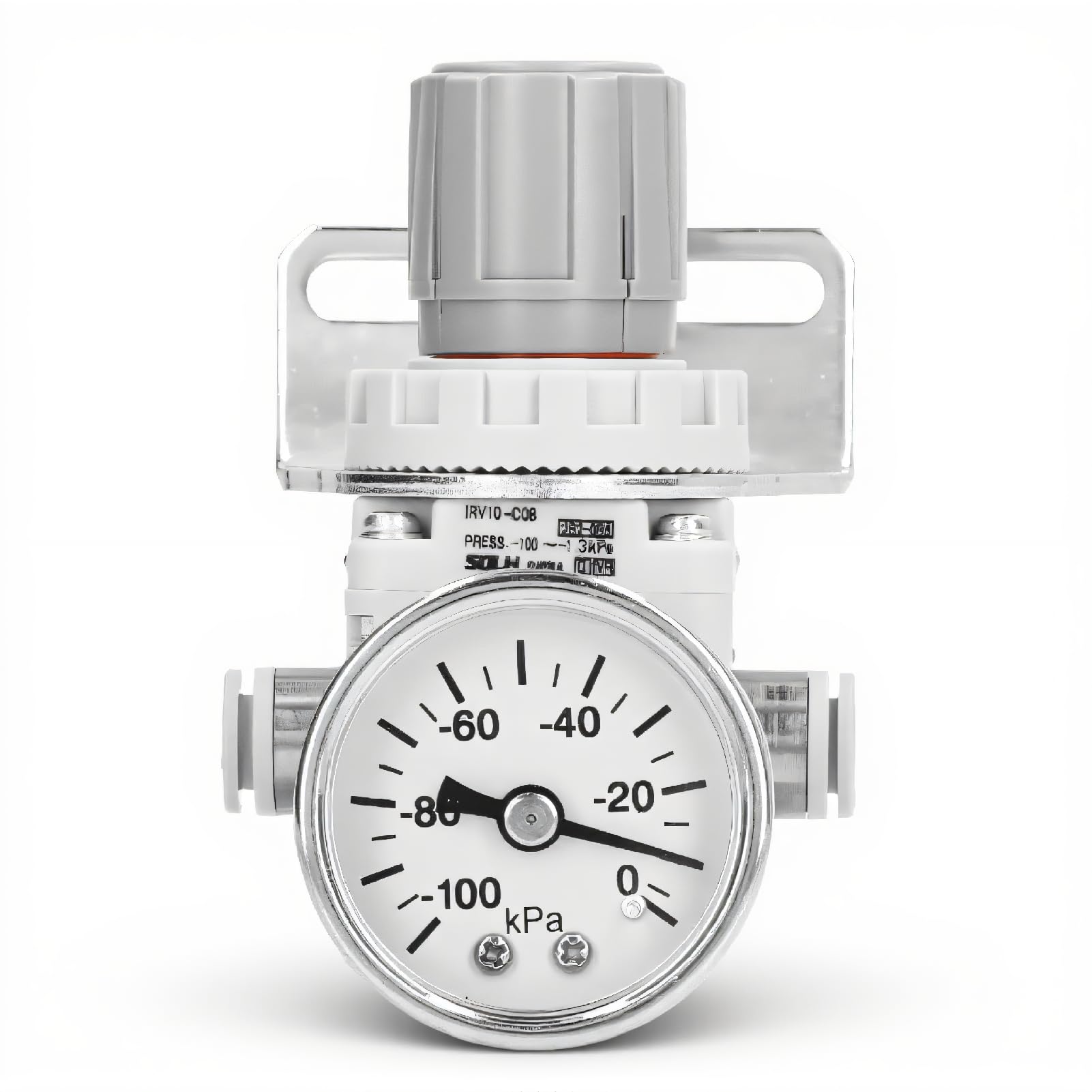 Pneumatyczny Regulator Ciśnienia -100 do 1,3 kPa, 80 cm, Zawór Regulacji Podciśnienia, Samoblokujący, Precyzyjna Regulacja dla Systemów Pneumatycznych