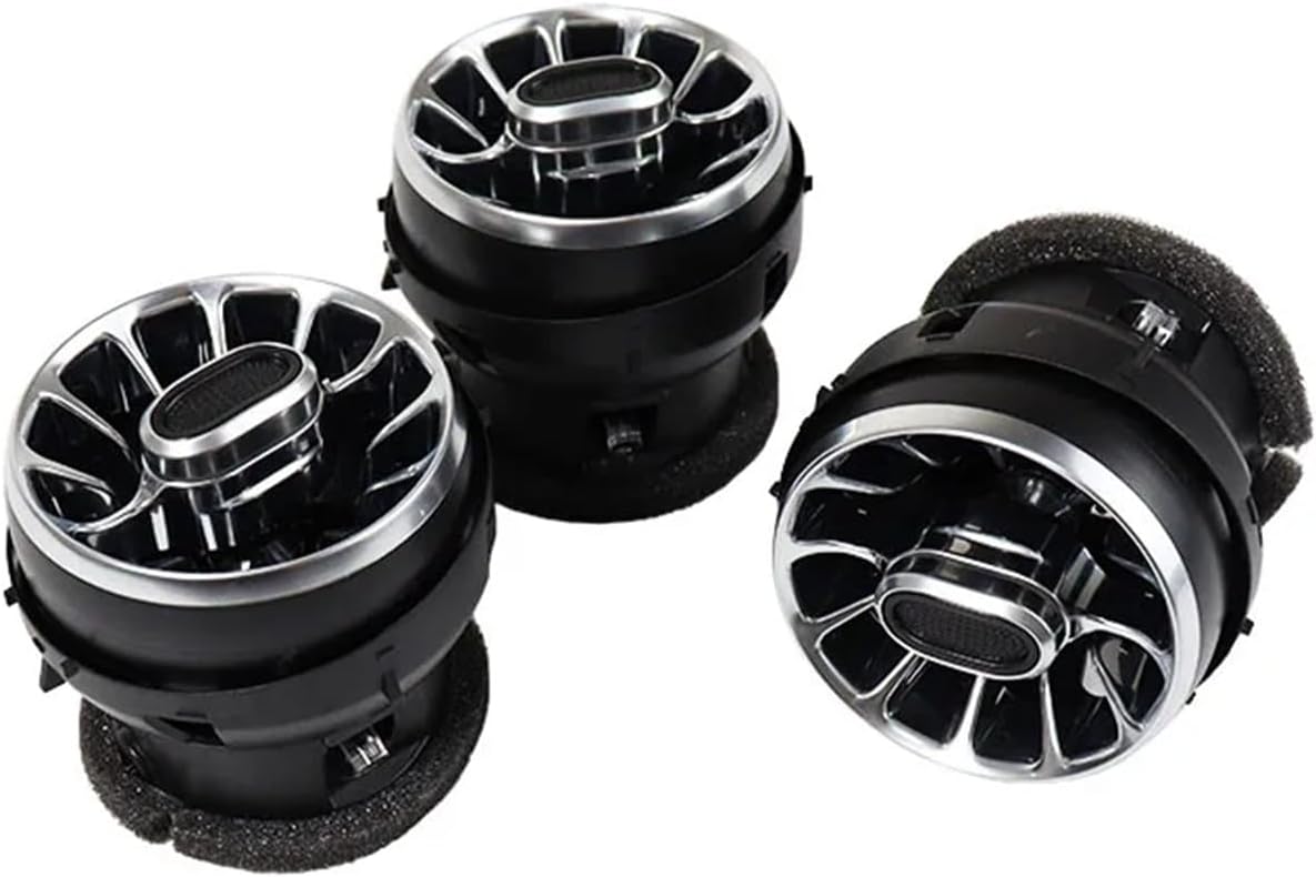 Car Dashboard Air Conditioning Air Outlet Vents Ambient Light Fit For Ford Fit For MUSTANG 2015-2021(3PCS)