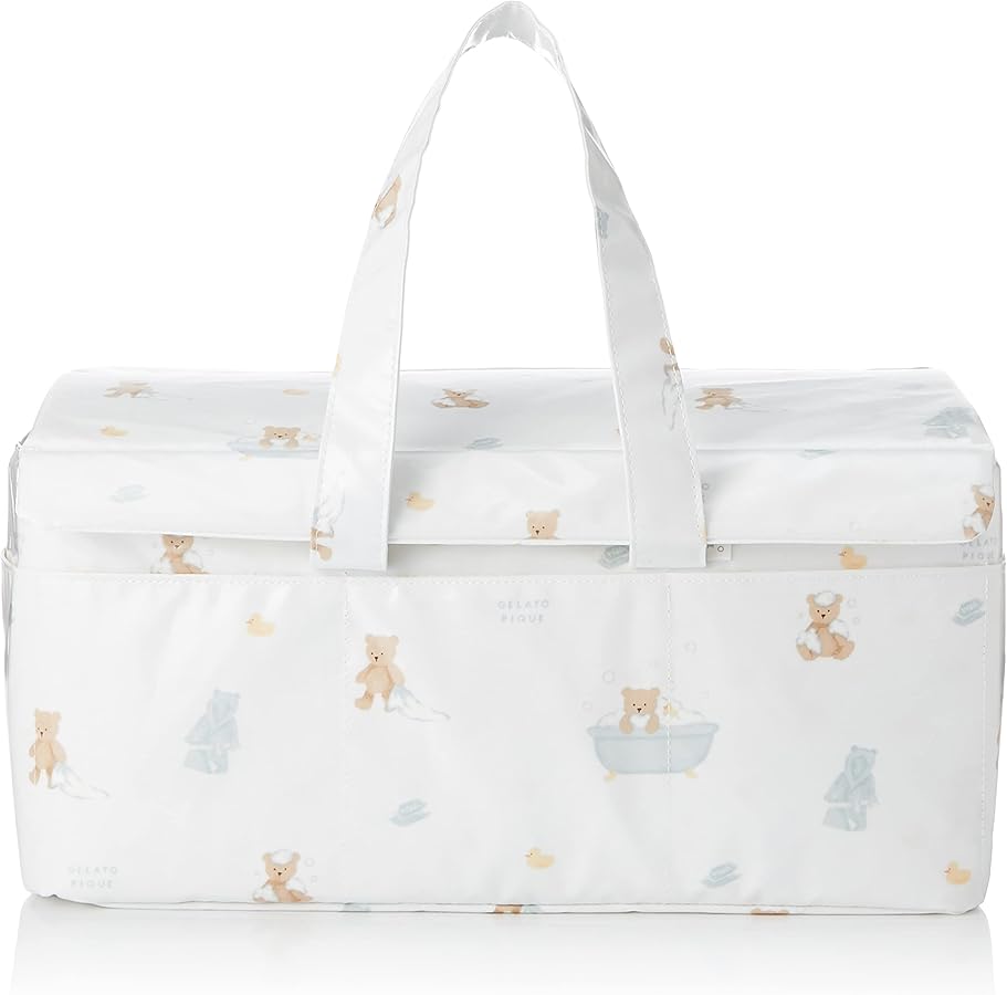 新品タグ付　ジェラートピケ　バスタイムベア柄　おむつストッカー Amazon.co.jp: [ジェラート ピケ] バスタイムベア柄おむつストッカー