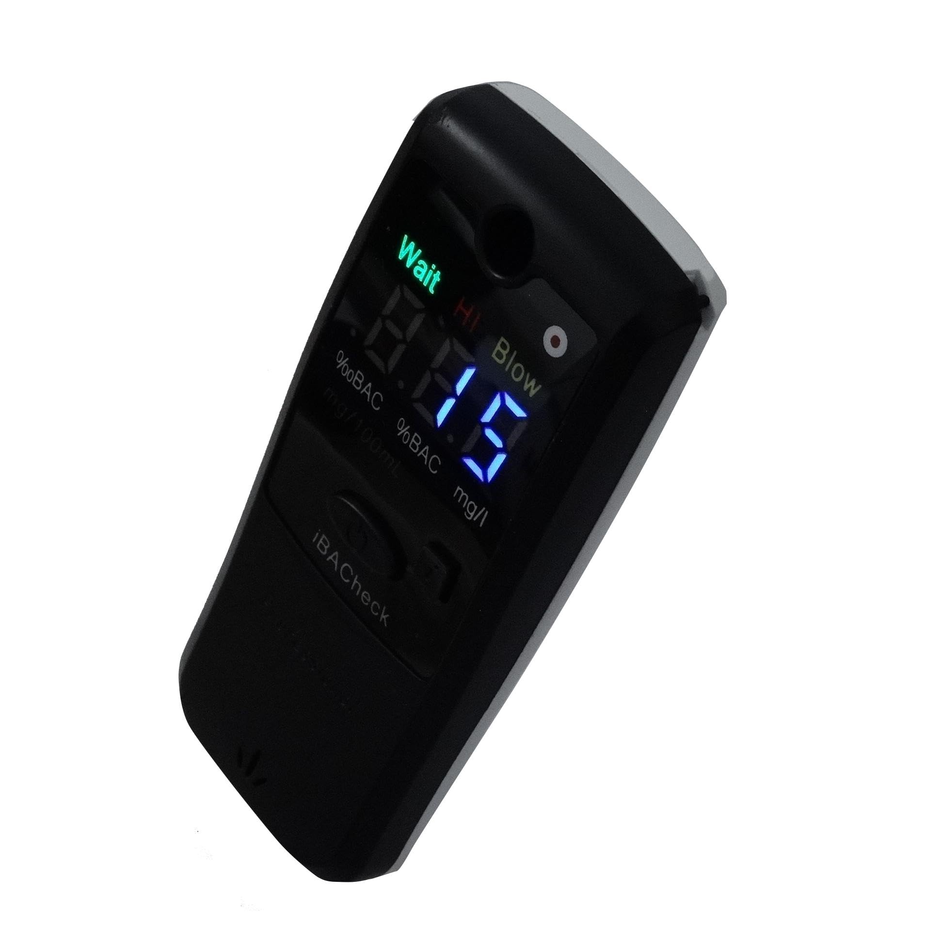 Breathalyzer with 10 Memories and LED Display, Visible at Night. Long Battery Life and Last 350 Test with Alkaline Batteries (B &amp; W 178) (B &amp; W 178)