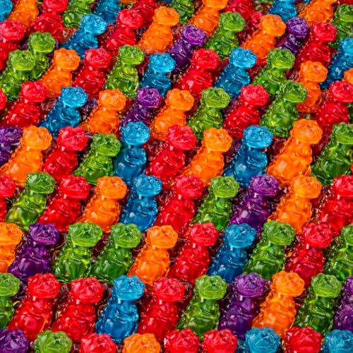 Dinosaur Candy Bag, sabores frutales surtidos, 2 lb bolsa miniatura 1
