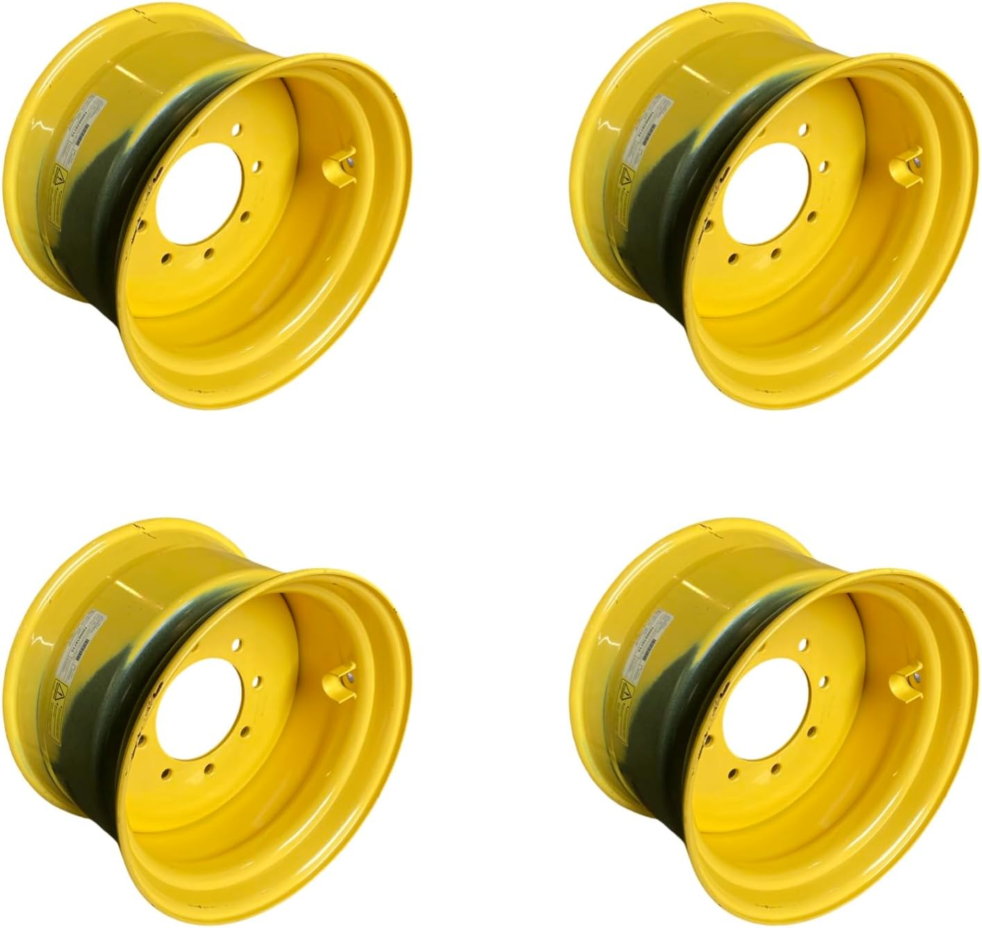 Set of 4-14-17.5 8-lug Rims for New Holland-17.5X10.5X8 Heavy Duty Wheels/Rims for New Holland & more- 17.5-10.50-8-8 bolt, fits 14X17.5 Tires