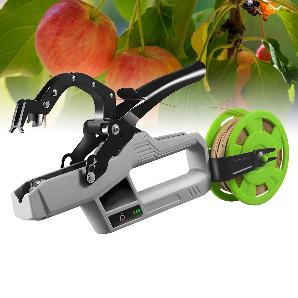 CVJdfhRE plant ties， Commercial Plant Vine Tying Machine, Automatic Branch Strapping Tool, Set Maximum Binding Diameter 45mm