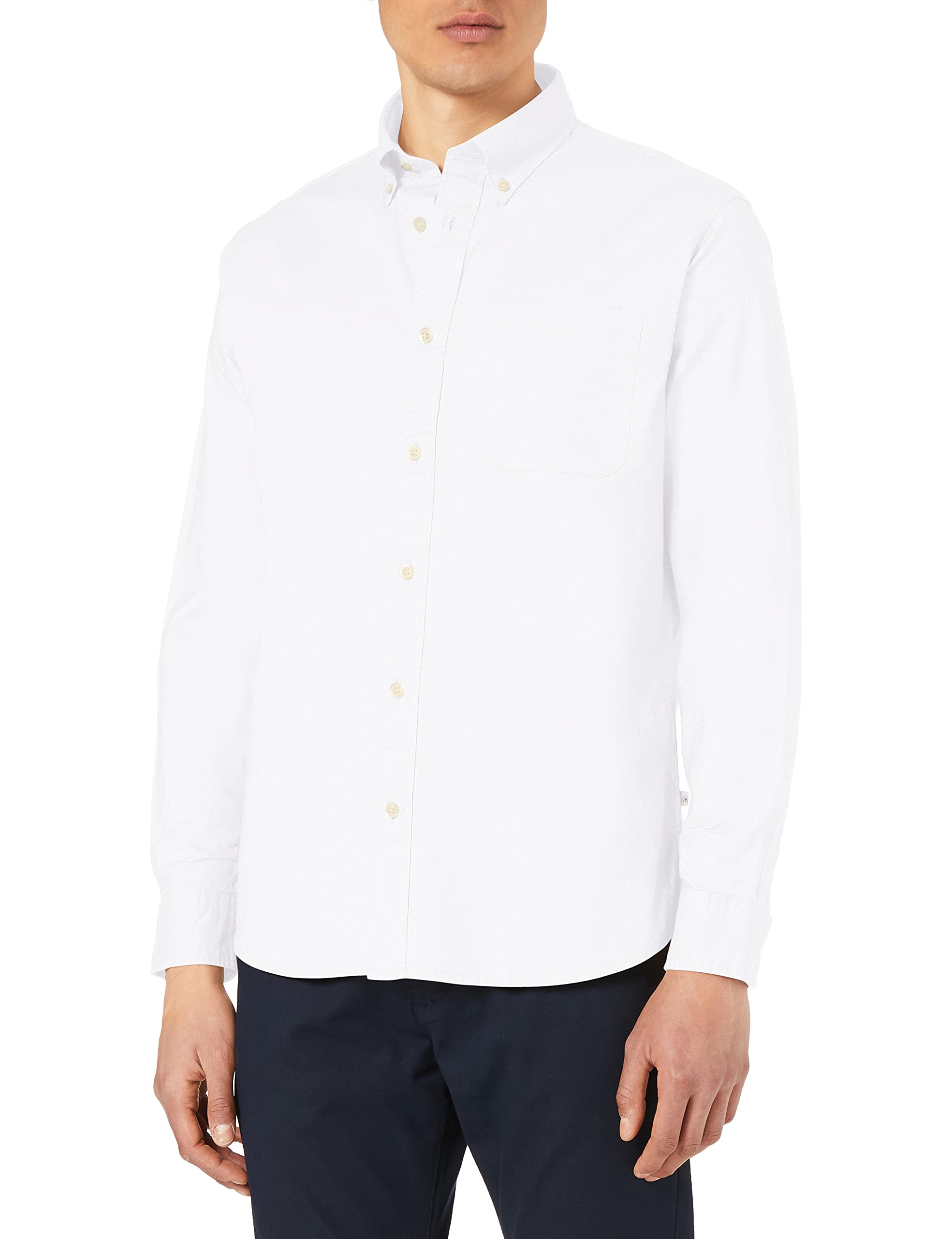 Lichtblauwe SELECTED HOMME Casual overhemd SLHREGRICK-SOFT SHIRT LS W
