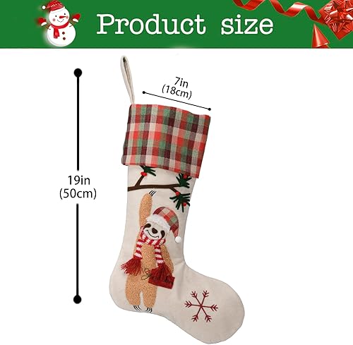 Miniatura 2 de WORLDECO Calcetines de terciopelo de Navidad para decoración del hogar, regalos de decoración del hogar, calcetines de regalo de Navidad con patrón