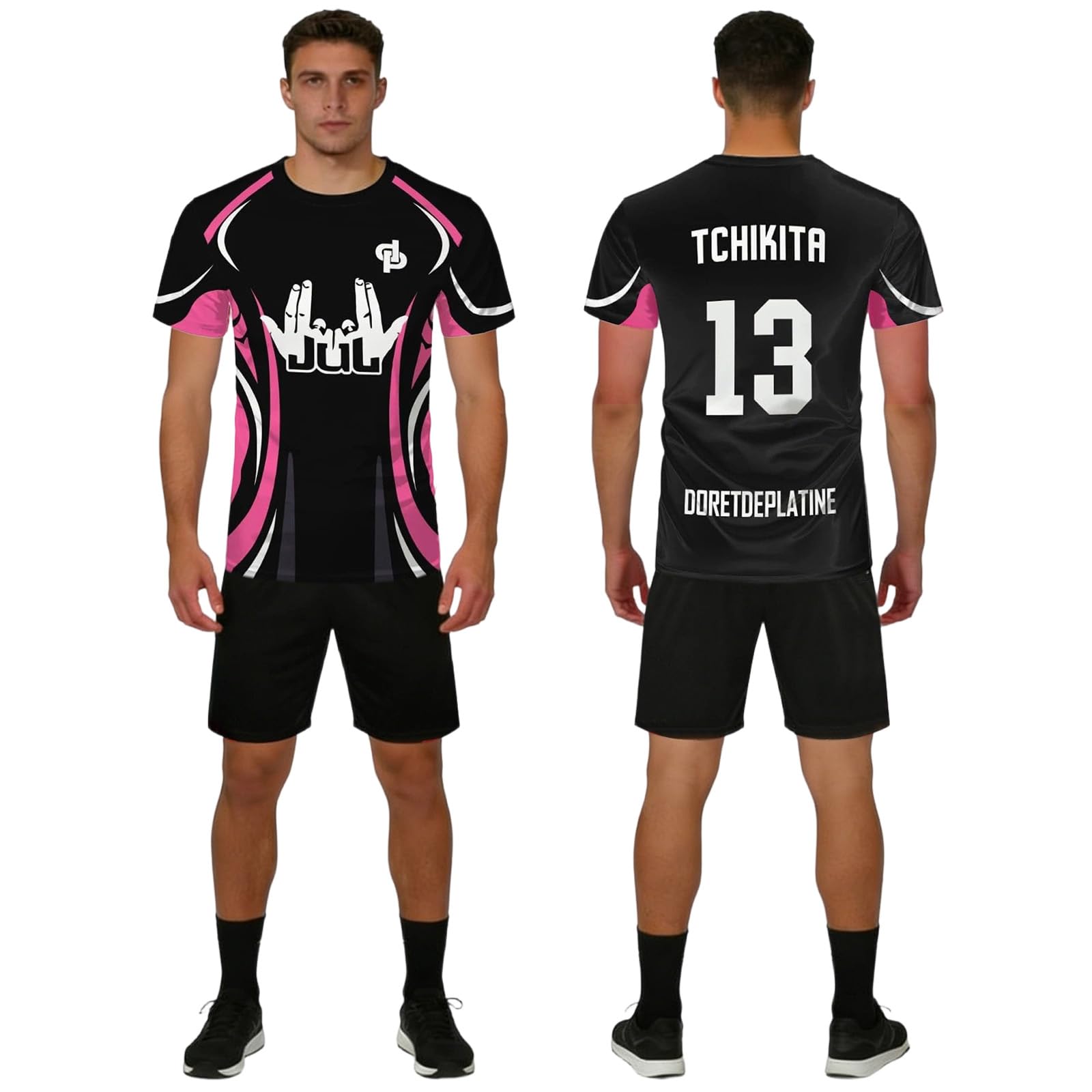 T-Shirt JUL Hommes Femmes Maillot JUL Enfant,Plusieurs modéle Disponible Cadeaux des Fans T-Shirt Fan de Musique Mode Streetwear T-Shirts pour Les Fans Football T-Shirts Fan Musique