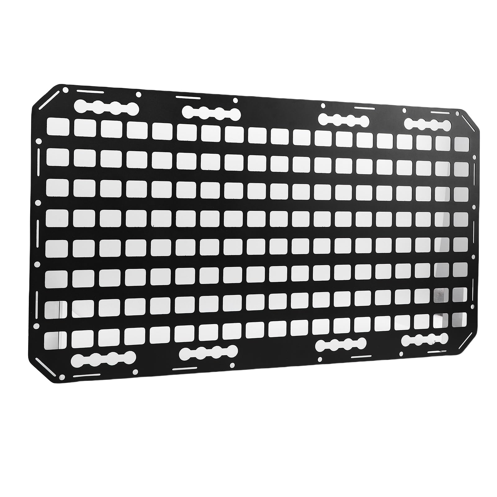 Ausla Panneau Molle pour Camion, Support Modulaire en Aluminium pour Un Stockage Efficace du Fret, Organisation 432x768mm pour Pick-up, SUV, Camping-Car