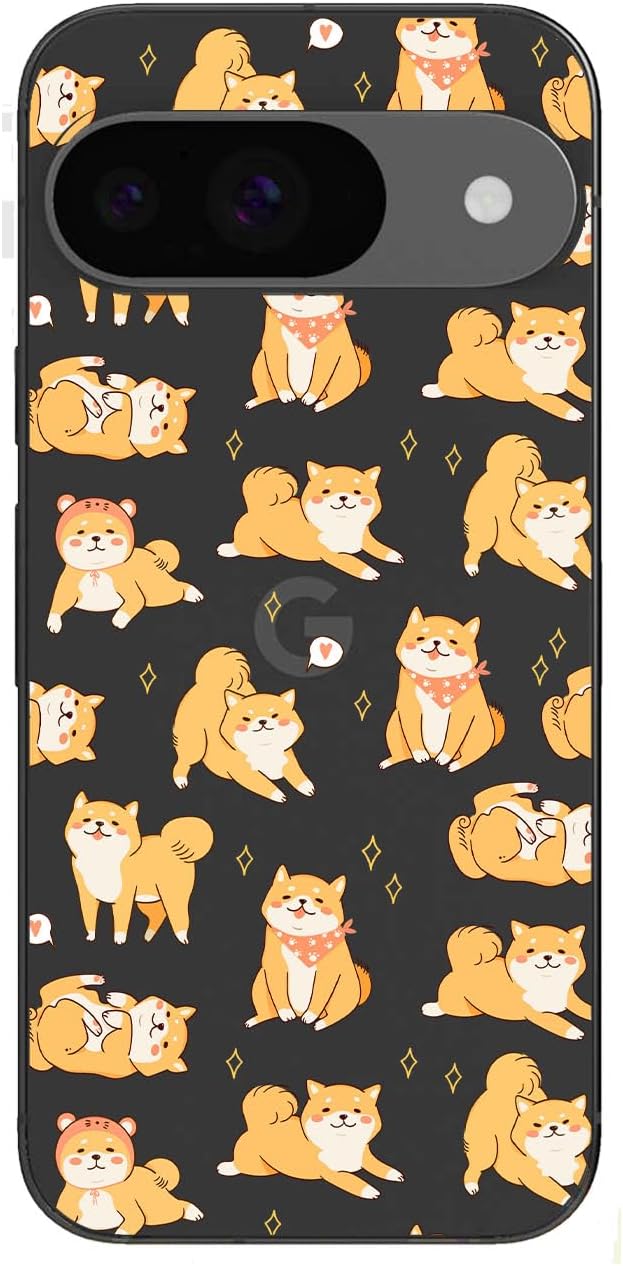 for Google Pixel 10 Case, Funny Shiba Inu Dog Pattern Cute Animal Cartoon Design Transparent Soft TPU Protective Clear Case 6.3 inch (Shiba Inu) image 2