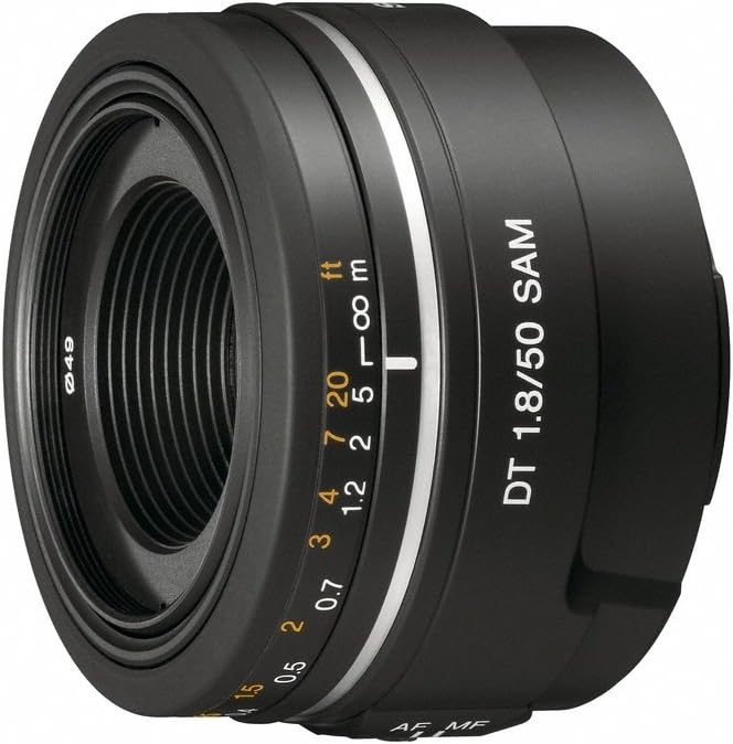 Sony 50mm f/1.8 SAM DT Lens for Sony Alpha Digital SLR Cameras - Fixed