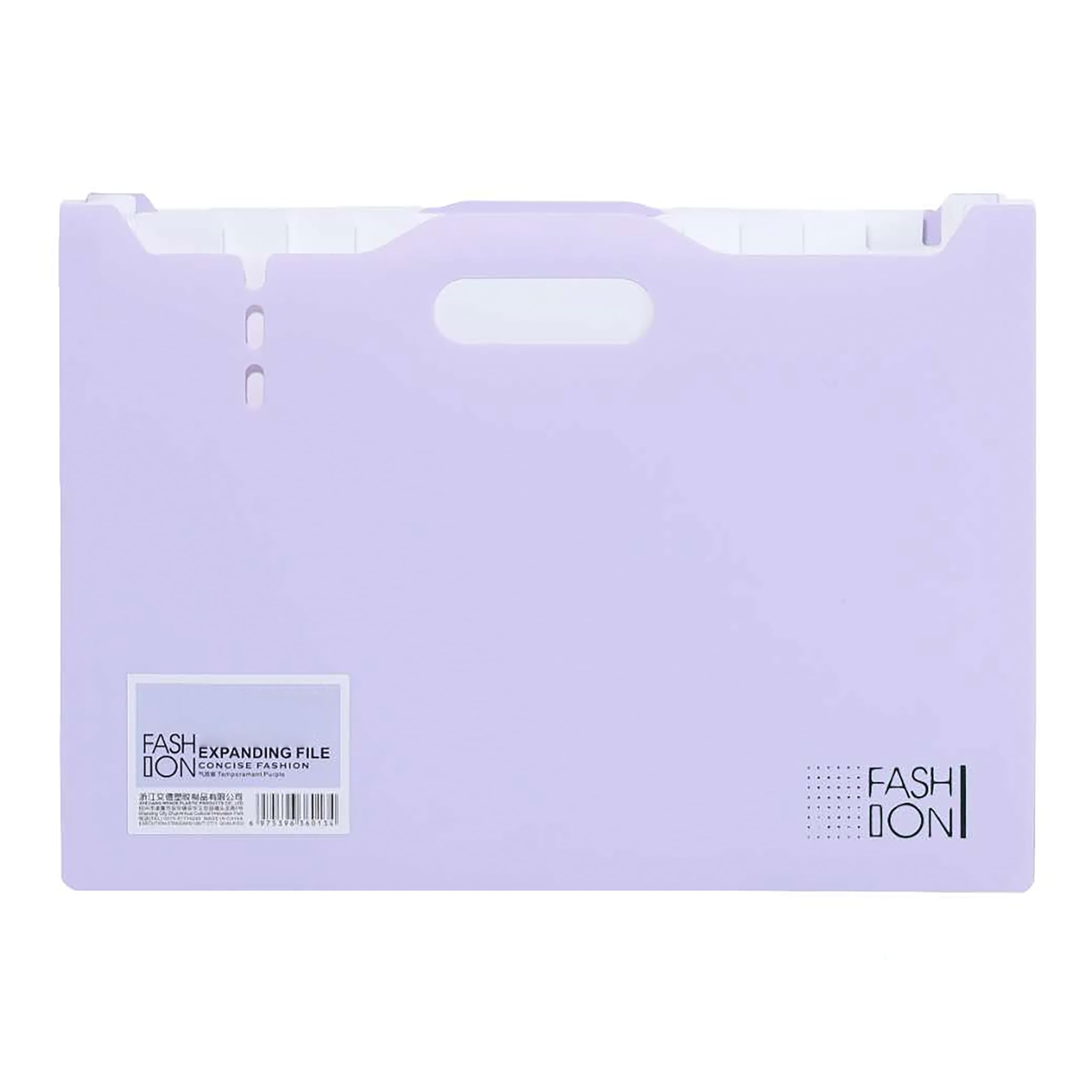 GLUN 13 tasche espandibili portadocumenti, portadocumenti, con tasca color viola nebbioso per scuola, casa e ufficio