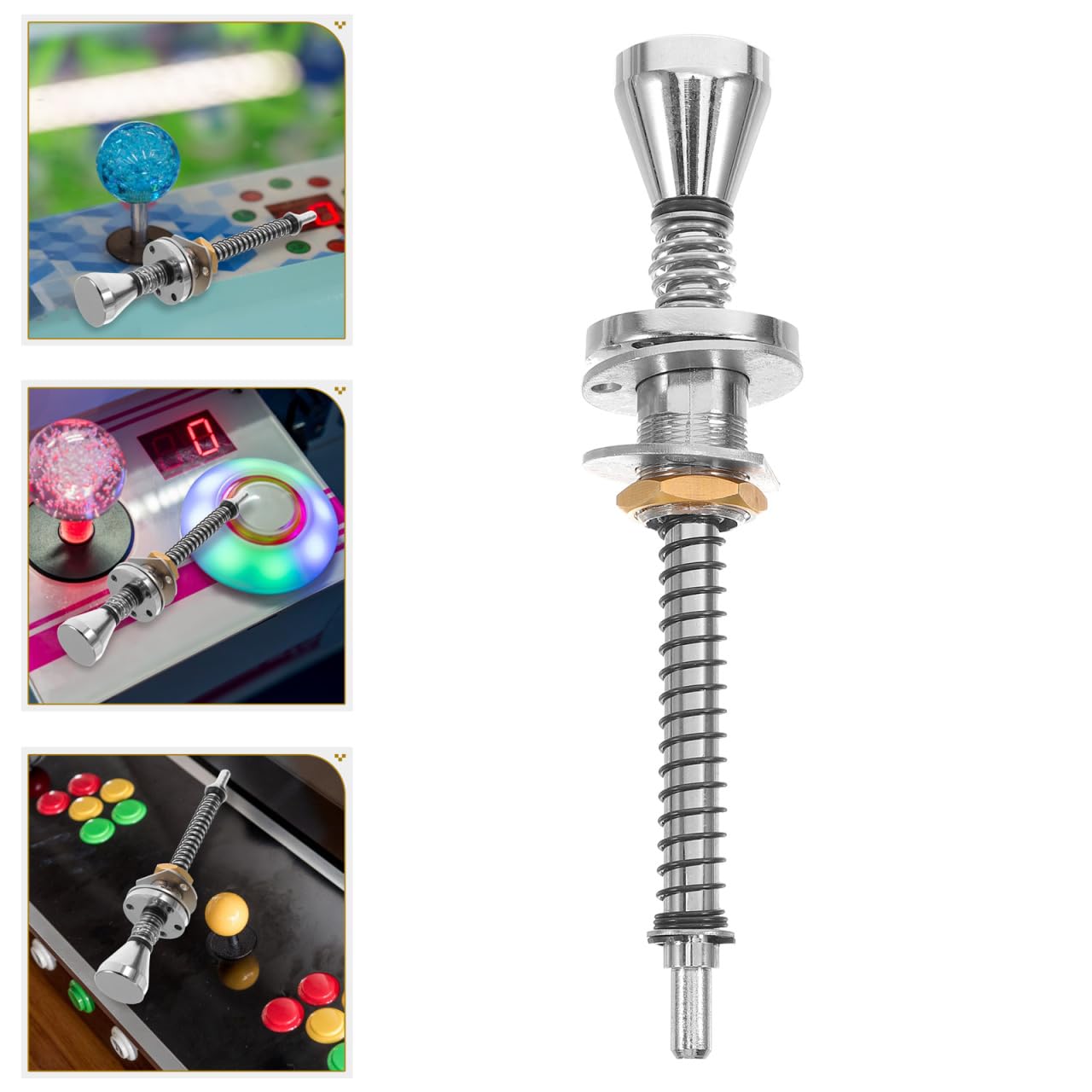SUPVOX Leva Flipper Accessori Macchina Da Gioco Flipper Gioco Di Tiro Al Flipper Sfera Subacquei In Lega Silver