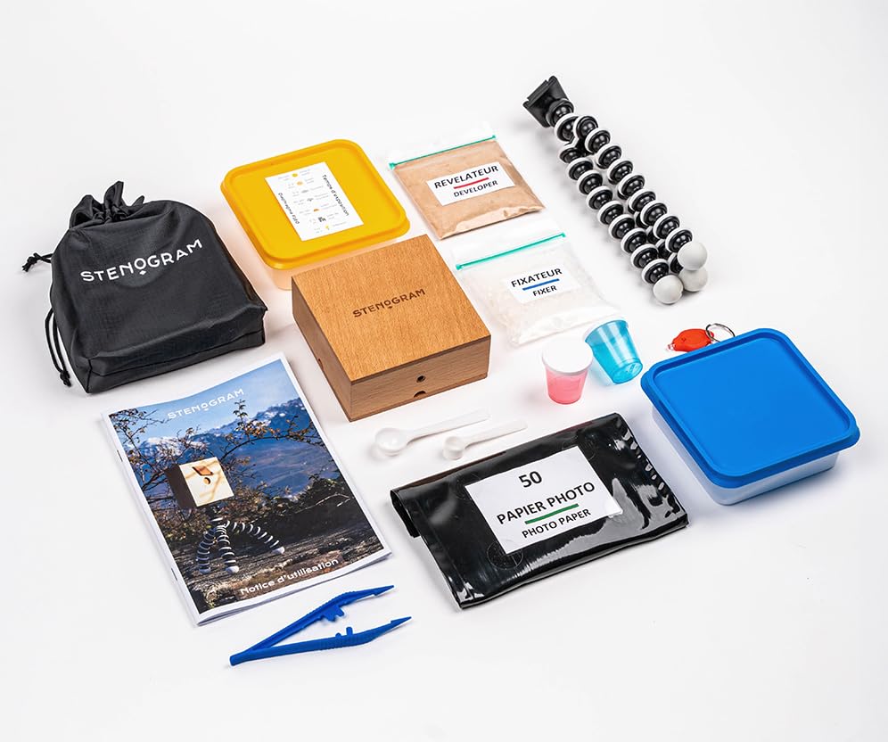 Kit de photographie sténopé Classic argentique avec lot de 50 recharges papier photo