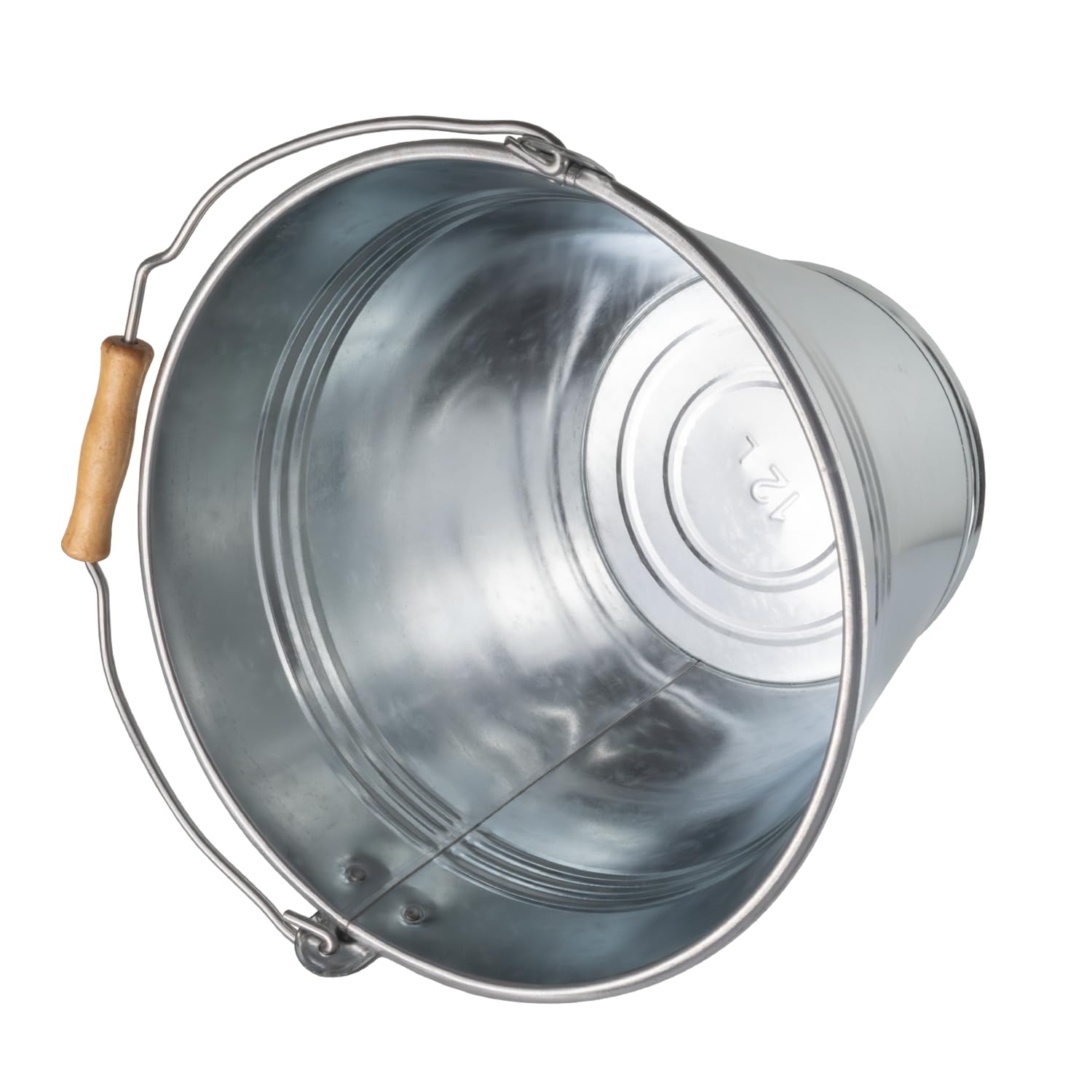 Contenitore Acciaio Inox Secchio Metallo Coperchio D'acqua Durevole