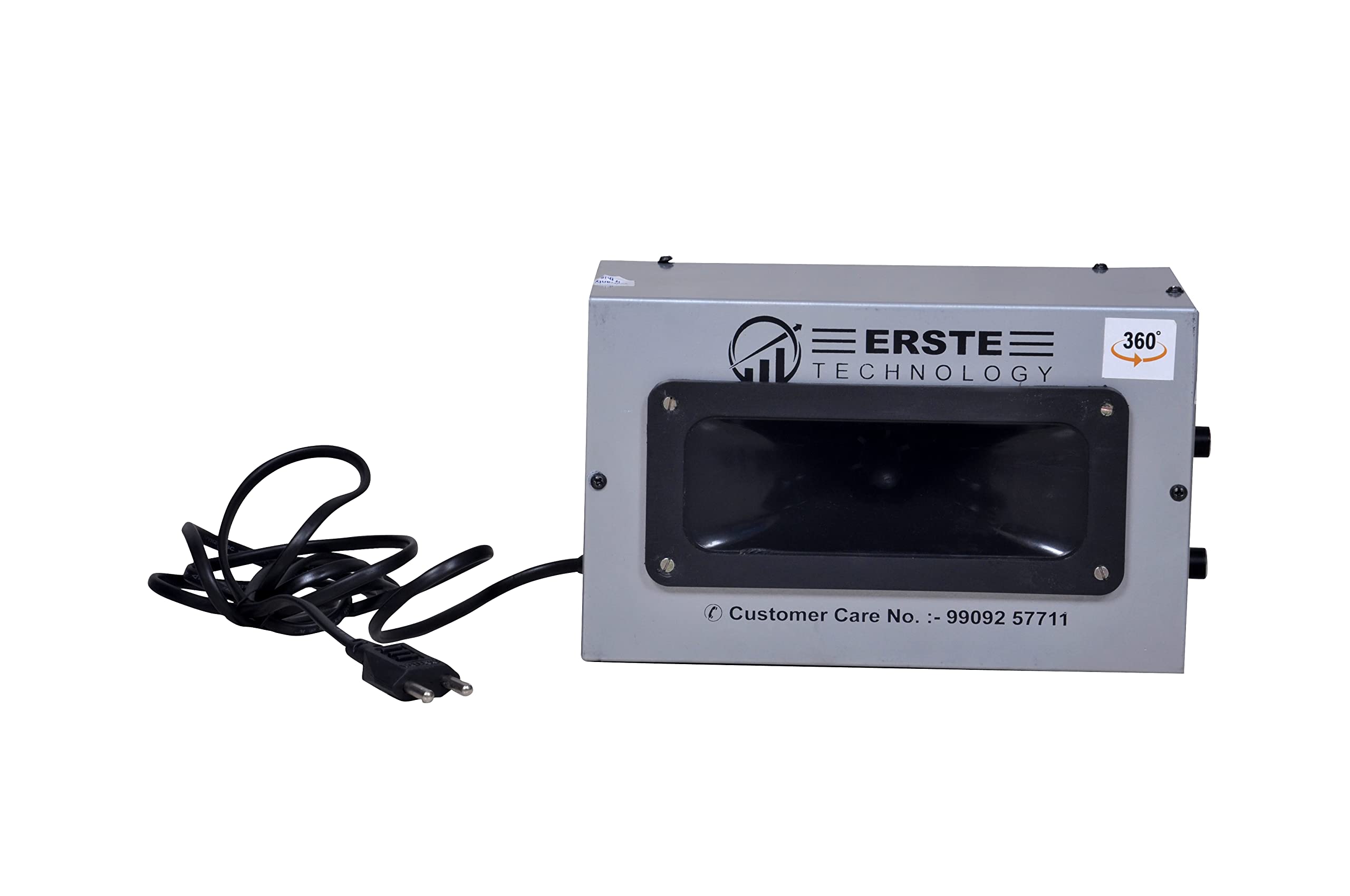 Ultrasound Rat/Rodent/Pest Repellent Protect Home, Warehouse, Factory, Hospitals, Store Room, Shop, Mall from Rat, Made in India (Big (Covers Approx 2500 sq.ft Area) Black)