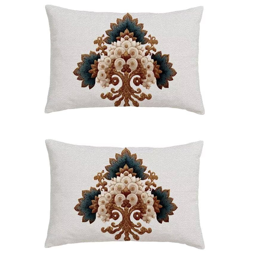 Pillow case automne decoration 50x60cm au fini lin imperméable de qualité