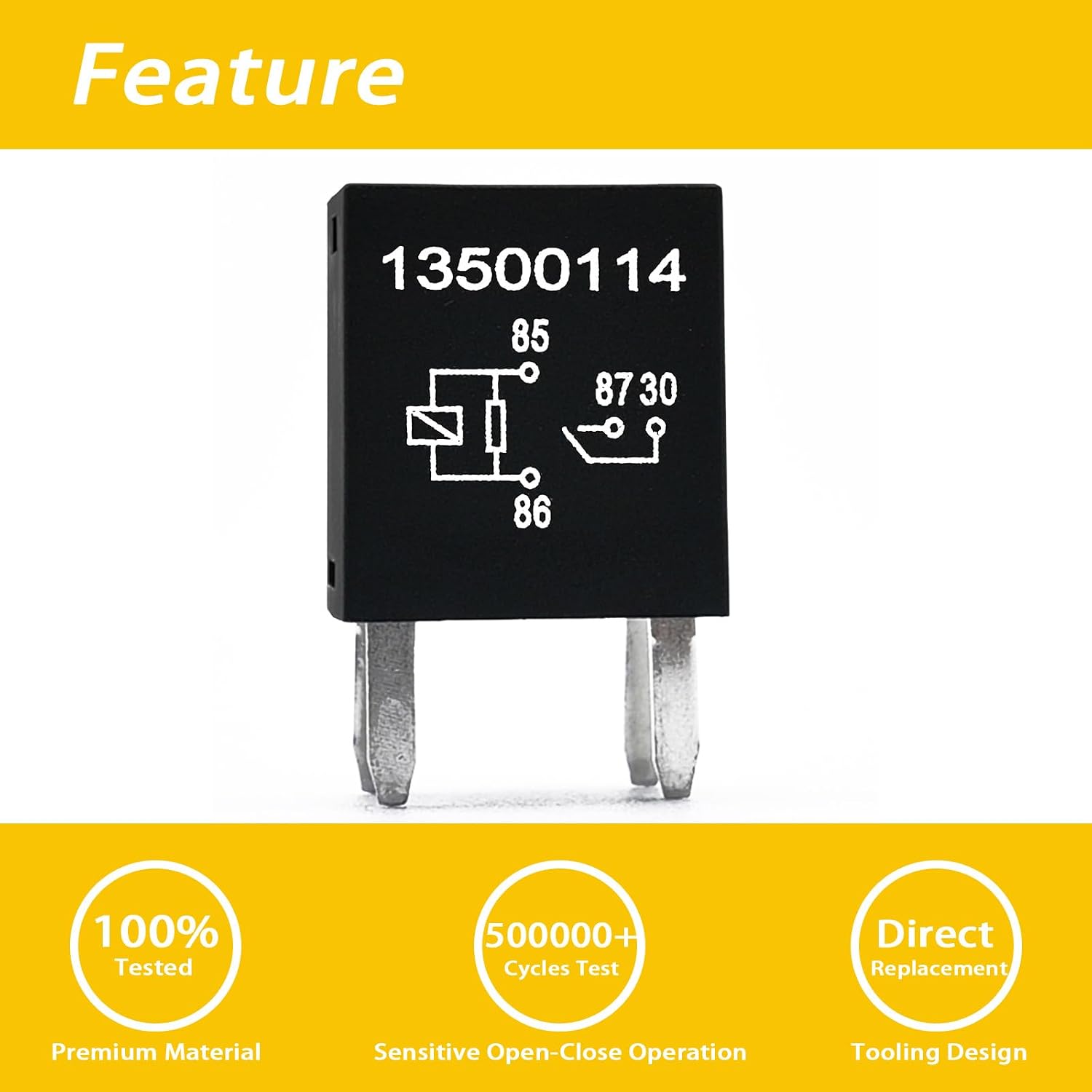 8 Pcs 4 Pin 13500114 8385 Relay Compatible with Gm Ls Lt Lx Sl Gt Gs Base Formula More Compatible with Chevy Astro Avalanche Express Silverado Suburban 1500 2500 3500 Blazer C1500 Impala