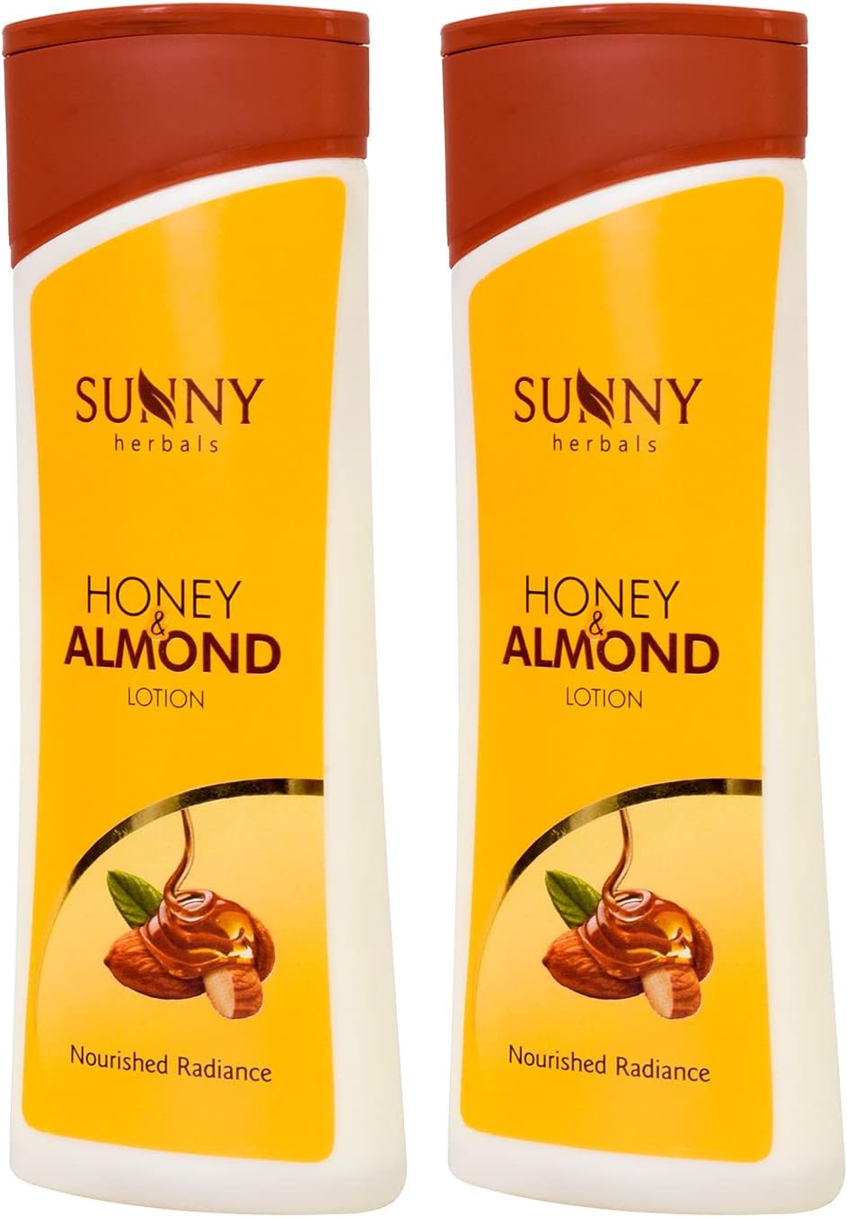 Honey & Almond Body Lotion With Natural Ingredients | Enriched With Almond Oil Which Provides Smooth & Radiant Skin | Infused With Honey Which Gives A Firm,Youthful Skin, 100ml (Pack of 2)