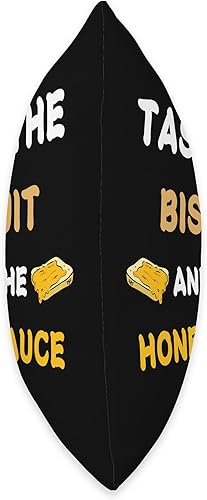 Miniatura 2 de Taste the Biscuit Merch Apparel Merch Taste The Biscuit - Almohada con salsa de miel, 18 x 18 pulgadas, multicolor