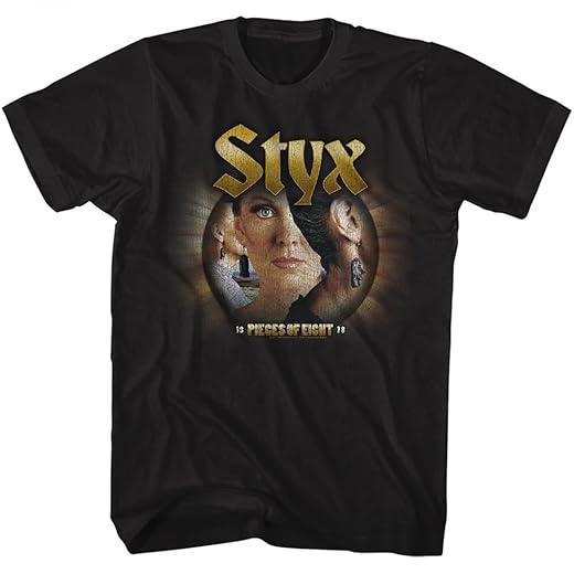 American Classics Styx Pieces of Eight Black Adult T-Shirt Tee