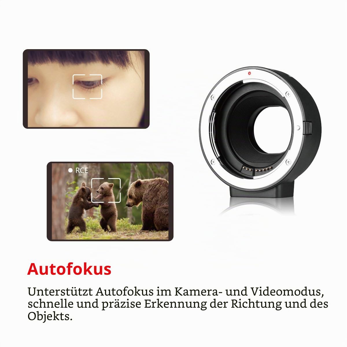 Meike MK-C-AF4 Adapter for Canon EF EF-S Lens Mount to EOS M EF-M Mirroless Camera