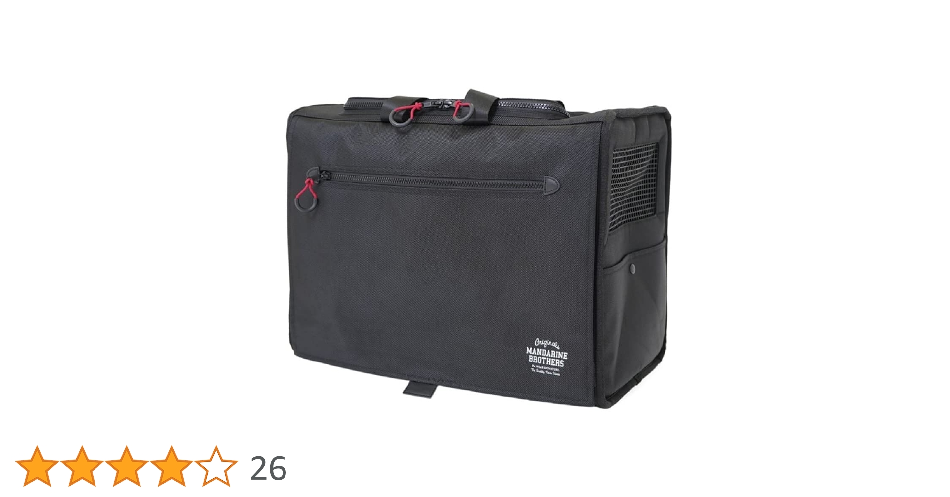 MANDARINE BROTHERS ブラックキャリーバッグ 613JLXfexZL.jpg_BO30,255,255,