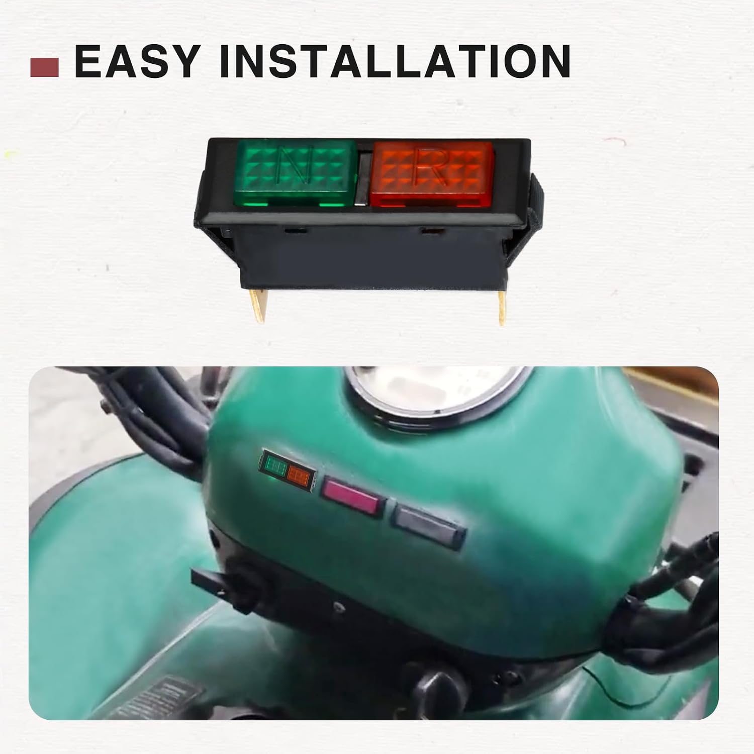 Neutral Reverse Light Indicator Bulb Compatible with Polaris Magnum 500 Scrambler 400/500 Sportsman 335/500 Xpedition 325/425 Xplorer 300/400 Xpress 300 Xpress 400L Replace# ：4040054