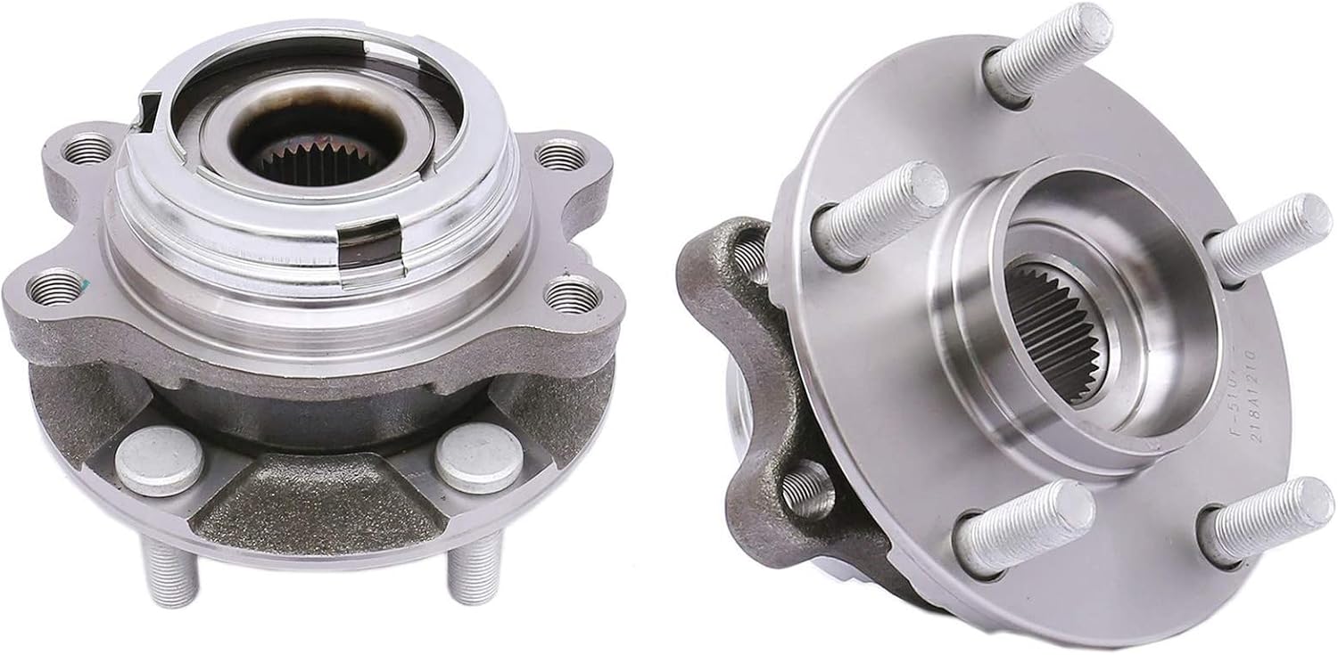 HICKS 513310 Front Wheel Hub and Bearing Assembly Compatible with 03-07 Nissan Murano 04-09 Nissan Quest, Set of 2