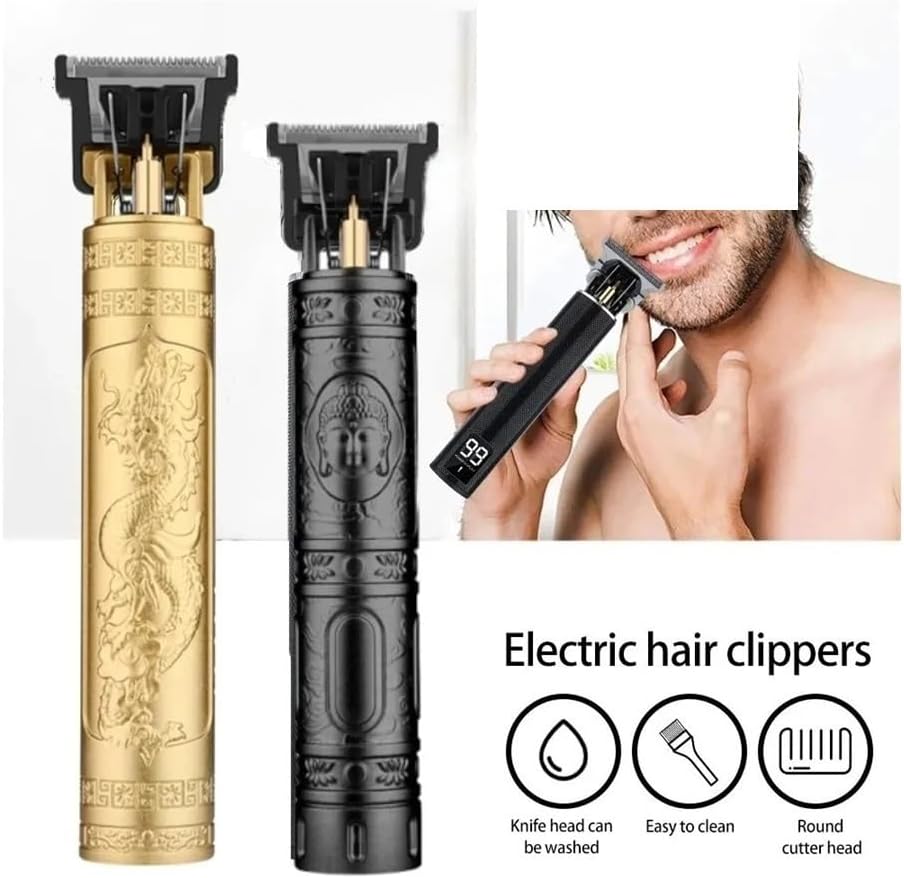 Multiple EWKYLSEM Hair Clippers and a user trimming hair