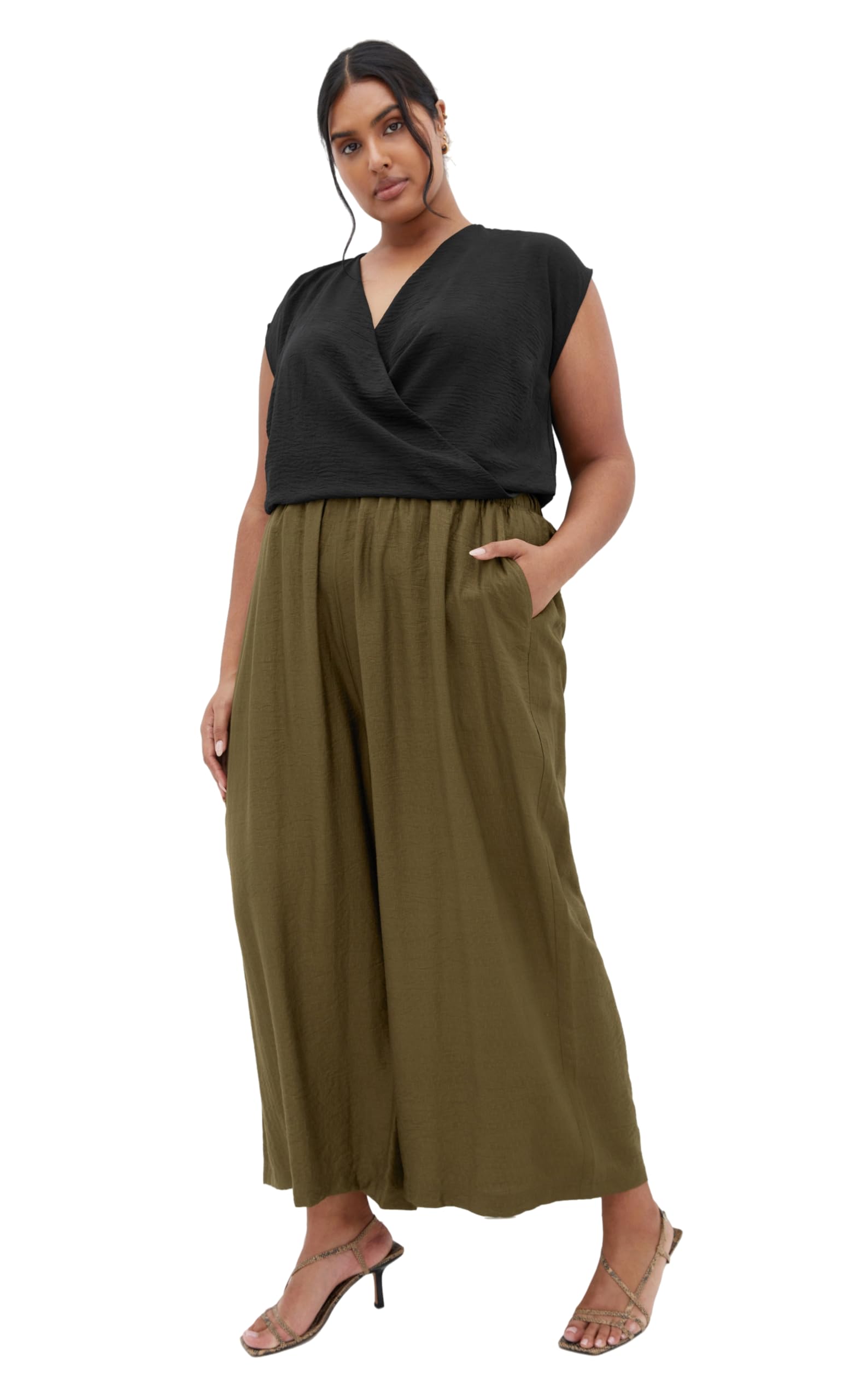 City Chic Womens Plus Size Pants - Sasha