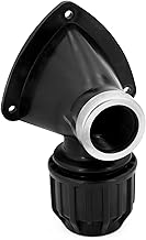 H2O-Flex Black Edition PP Fitting Wall Angle with 3/4 Inch Female DVGW Clamp Connector Screw Connection with 3/4 Inch Internal Thread for PE Pipe Screw Connection Adapter 25 mm Wall Plate with IG Pack