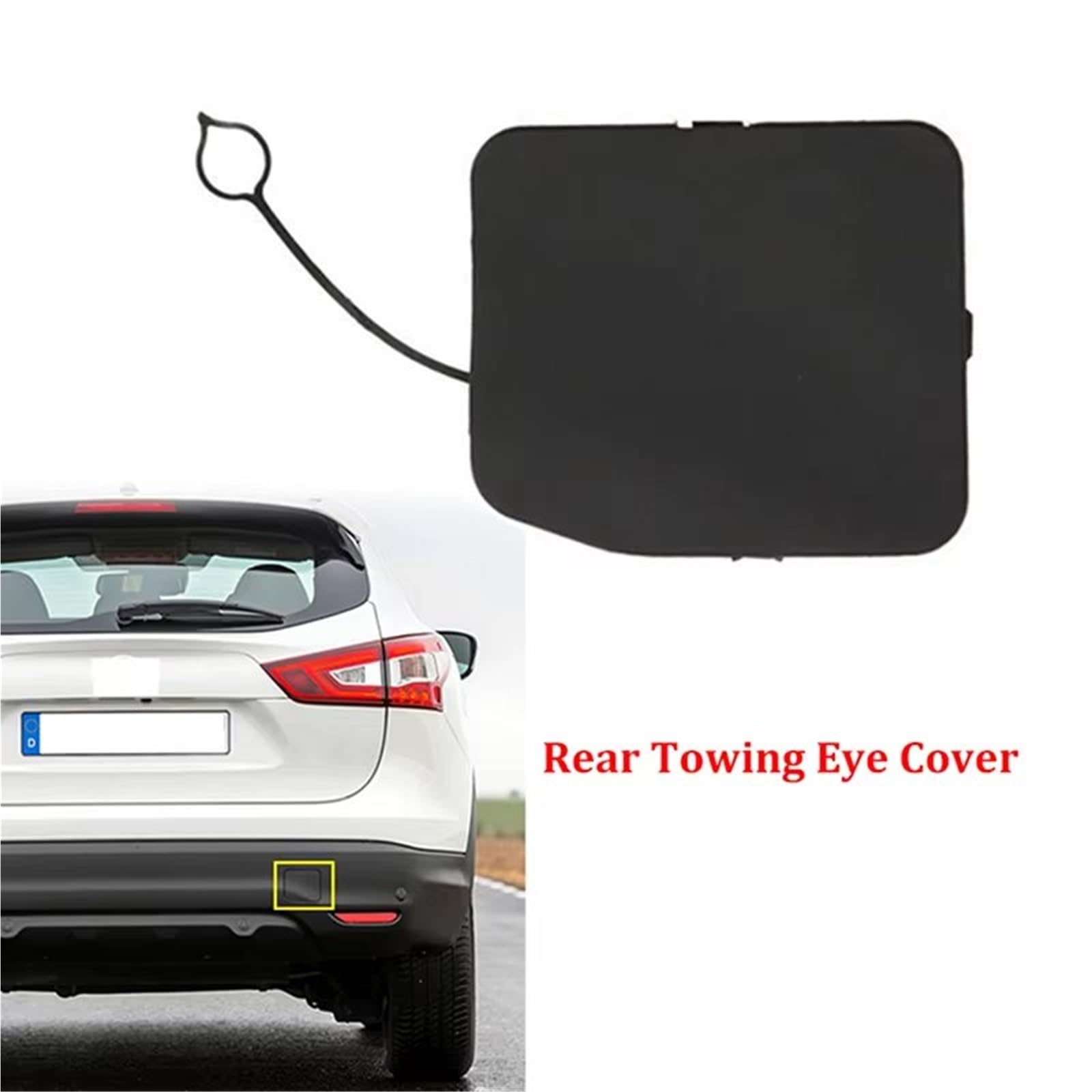 Abschleppösenabdeckung Anhänger Abdeckung Stoßstange Abschleppen Für Nissan Für Qashqai Für J11 2014 2015 2016 2017 Automotive Teile Anhänger Haken Abdeckung 850714EA0A