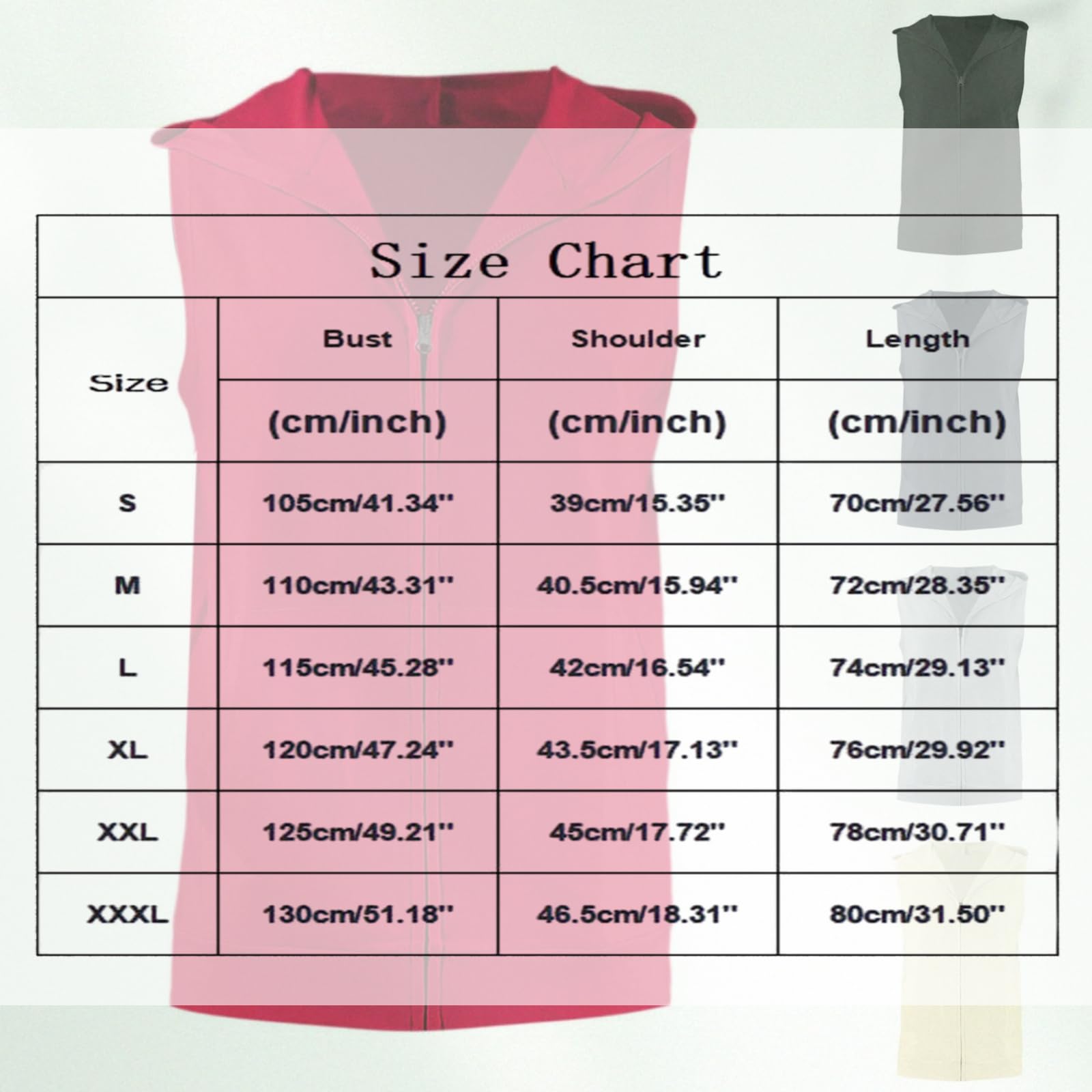 Sweatjacke Damen Zip Hoodie Ärmellos Leichte Freizeitjacke mit Kapuze Reißverschluss dünne Weste mit Taschen Casual Sport Sweatshirt