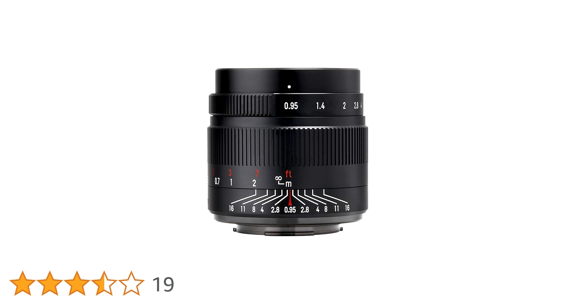 Amazon | 7artisans 七工匠 35095XB 35mm F0.95 フジフイルムX用