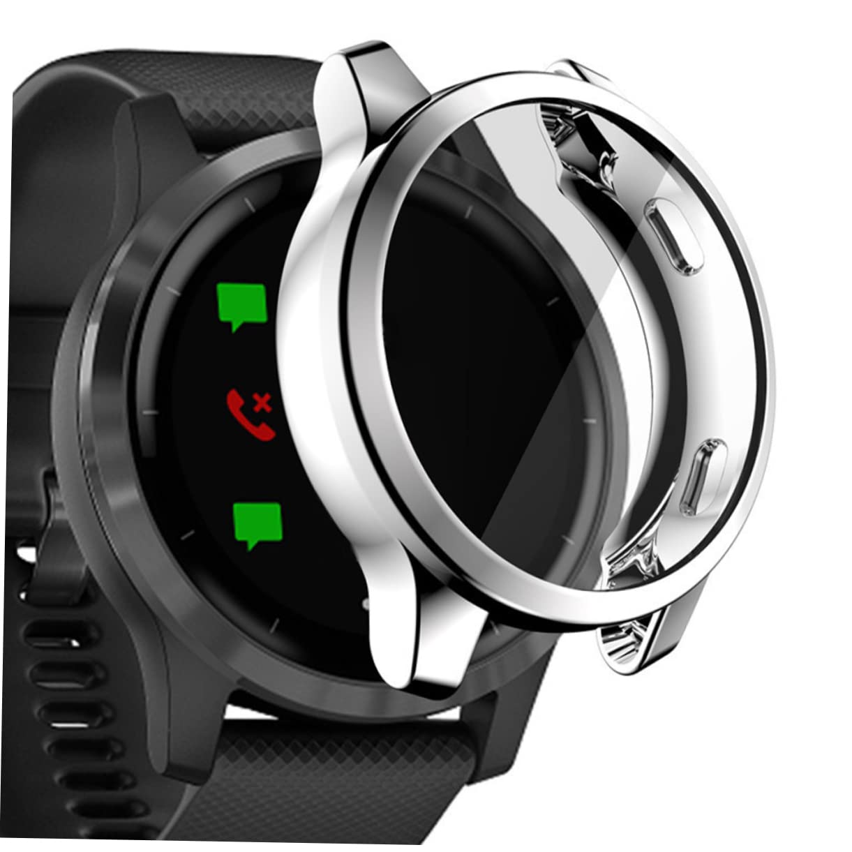 UKCOCO 24pièces Étui De Écran TPU pour Montres Venu Anti-Rayures Facile à Installer Couverture Complète des Accessoires De Montre