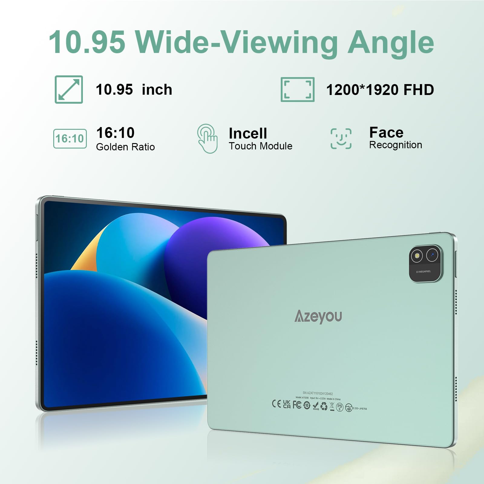 Android15 タブレット 11インチ Azeyou 大画面 18GB Amazon.com : Azeyou 11 inch Tablet, Android 15 Tablet, 18GB