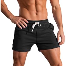 Rane Sports Men's 3 Inch Running Shorts Fitness Training Bodybuilding Shorts Breathable Cotton Sports Shorts