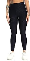 Vista 127 de SEASUM - Pantalones de yoga de cintura alta para mujer, con control de abdomen y realce de glúteos, leggings favorecedores para entrenar y correr
