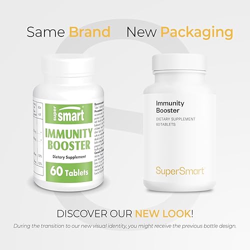 Miniatura 2 de SuperSmart Refuerzo de la inmunidad (fórmula avanzada) – con equinácea, beta-glucano, vitamina C, zinc – Suplemento natural | Sin OMG y sin gluten –