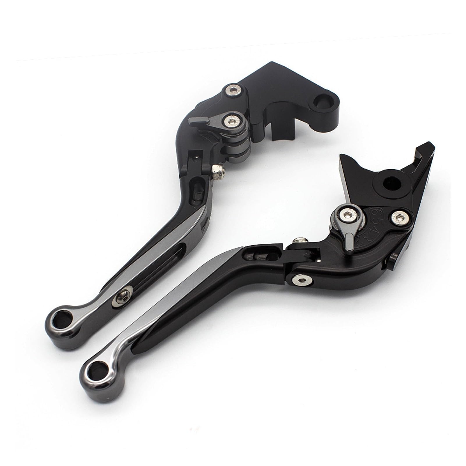 Lsdsaaza 19 For Kawasaki Z900 Z650 For Versys 650 Kle650 For Vulcan/S En650 2017-2021 3D Folding Extendable Brake Clutch Lever Motorcycle Brake Clutch Lever
