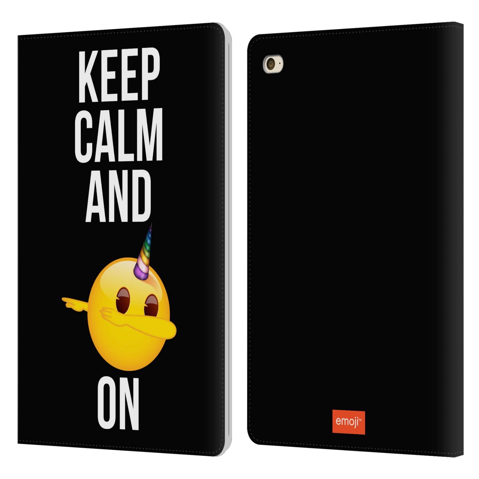 Head Case Designs Officially Licensed Emoji® Dab On Be A Unicorn Leather Book Wallet Case Cover Compatible with Apple iPad Mini 4