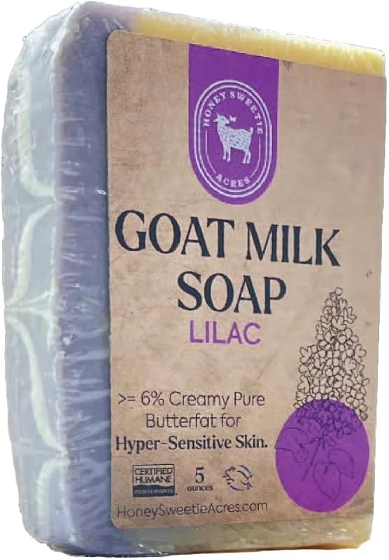 Sabonete em barra de leite de cabra Lilac Honey Sweetie Acres, 142 g