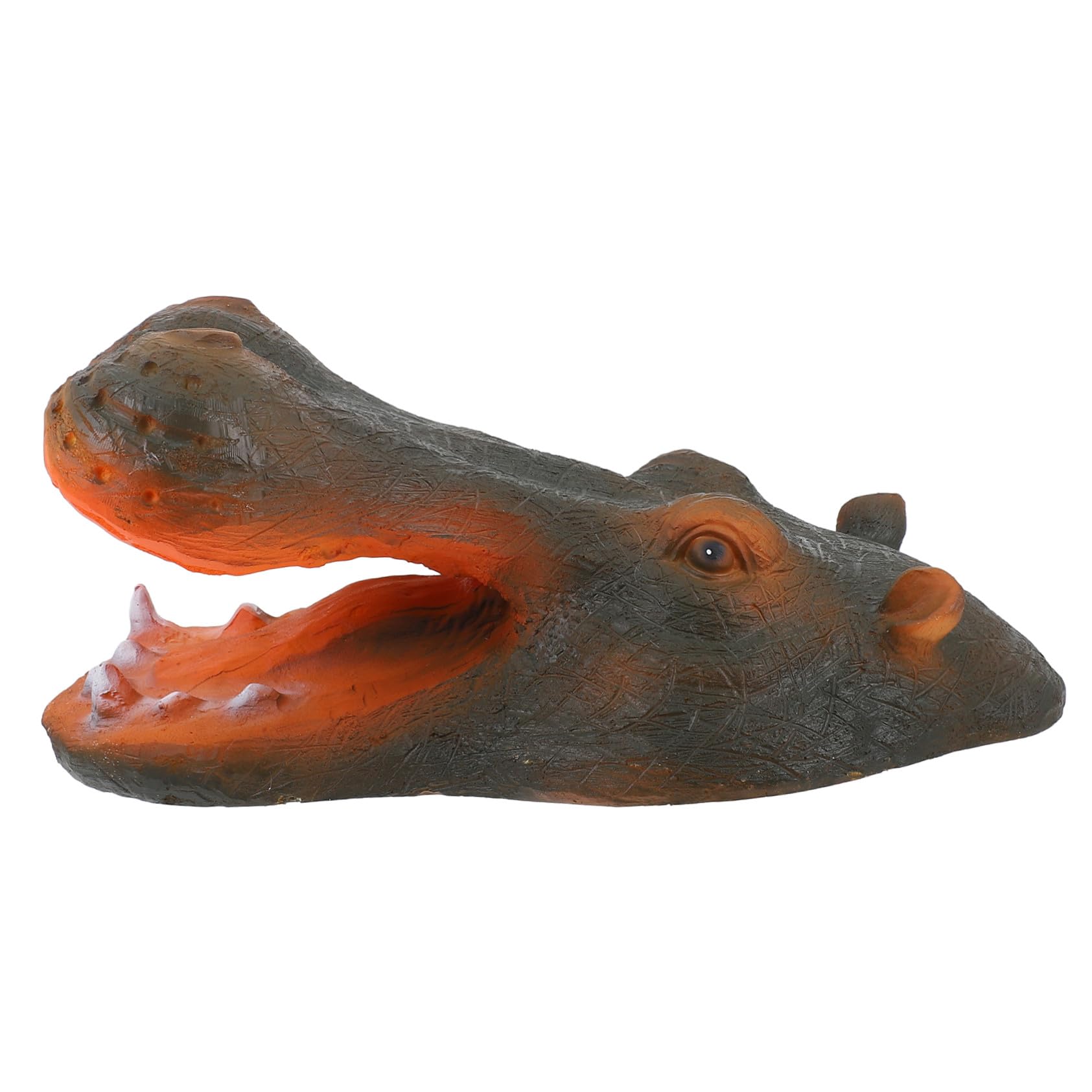 Tête hippopotame flottante Toyvian, ornement en résine pour grand bassin