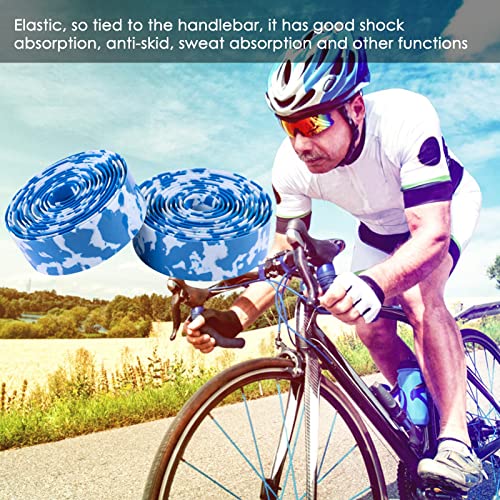 Bike Handlebar Tapes 2 Rolls | Eva Bicycle Bar Tape,190Cm Cycling Steering Wheel Wraps Tape, Shock And Sweat Absorbing, Non-Slip, For Touring Cycling And Road Racing Asaim #TOP2