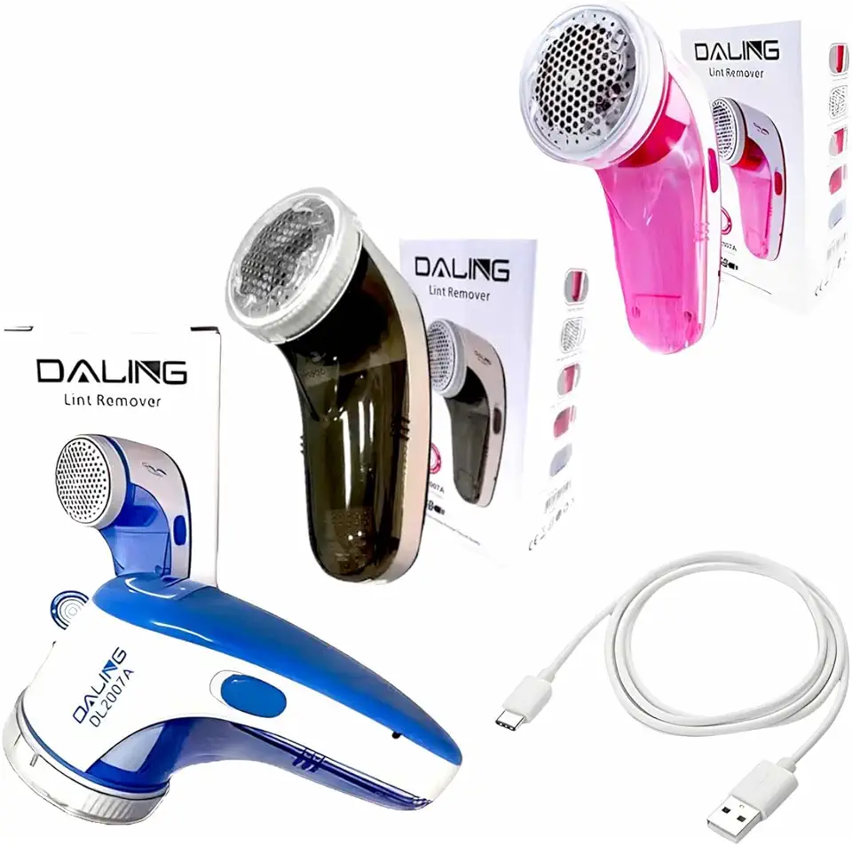 Papa Bolinha Elétrico Recarregável 110/220v Profissional com Lâmina Extra – Ideal para Lavanderias, Roupas, Blusas, Casacos e Tecidos – Remove Pelos, Poeiras e Bolinhas com Facilidade