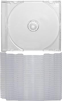 25 Clear Replacement CD Trays/Inserts for CD Jewel Boxes! #CDIS80CL - Fits any standard size 10.4mm Jewel Box, also snaps into the "Chubby" Jewel Boxes!