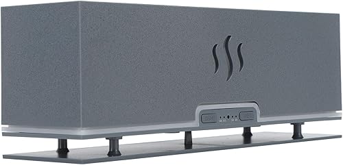 Difusor de aceite esencial, lámpara LED inteligente de llama de 100 a 240 V, difusor de aroma de llama de alta frecuencia para oficina (enchufe de