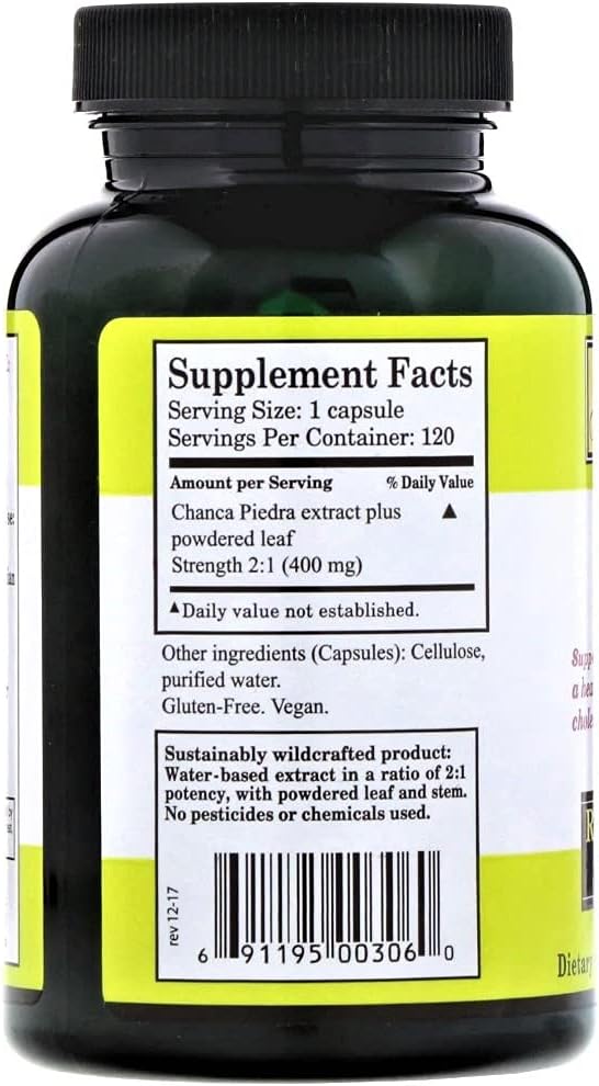 Whole World Botanicals Royal Chanca Piedra™ Kidney-Bladder Support 120 Veg Capsules, for Kidney and Bladder Health
