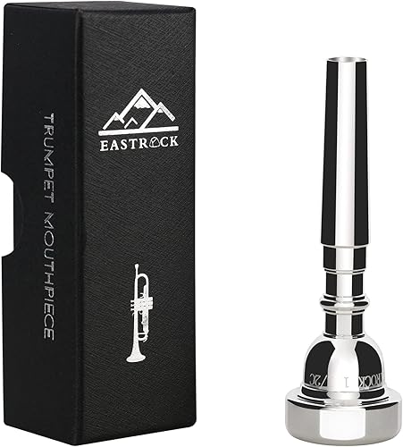 Miniatura 15 de EastRock Boquilla de trompeta 3C chapada en plata Boquilla de trompeta Bb Accesorios de instrumentos de trompeta embalados al vacío