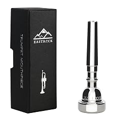 EastRock 1 5C Trumpet Mouthpiece Silver Plated Bb Trompeta Mouthpiece Trumpet Instrument Accessories Vacuum Packed